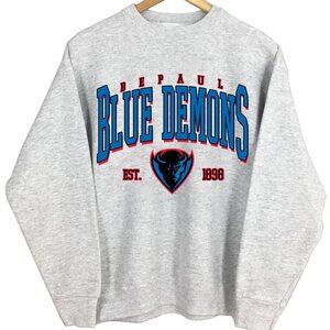 NCAA DePaul Blue Demons Shirt Sweatshirt Sweater Retro